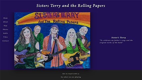Sister's Terry and the Rolling Papers Website